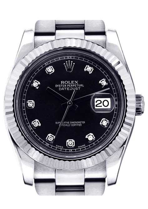 rolex datejust 41 mm steel and white gold|rolex datejust white gold 41mm.